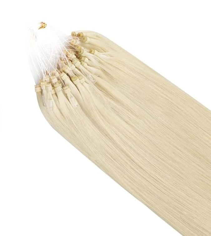 Wholesale 100% human hair Micro Link Tip Hair Extensions HE-MLT-ST-#60A-16inch 2