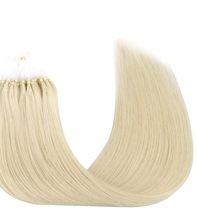 Wholesale 100% human hair Micro Link Tip Hair Extensions HE-MLT-ST-#60A-16inch 3